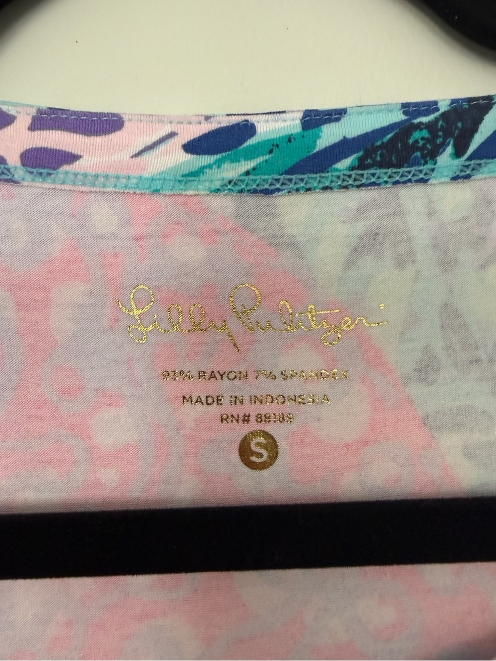 Lilly Pulitzer Tana Shift Dress Water Ya Waiting For Print Size S - Picture 5 of 8